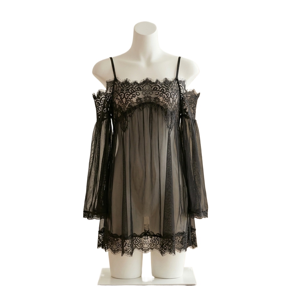 Babydoll Chemise Night - Ensemble de lingerie de type «