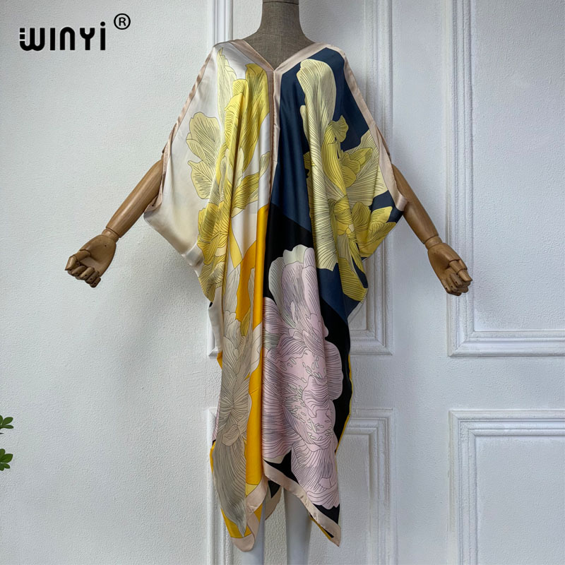 WINYI-Robe de plage africaine  - Robe Silk Women avis et prix