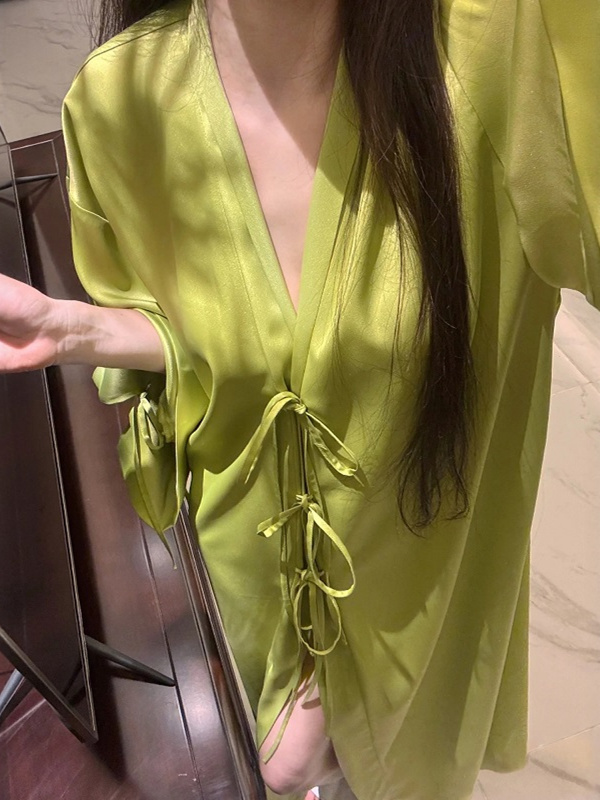 Robe Cardigan Légère à Manches - Robe Silk Women avis et prix